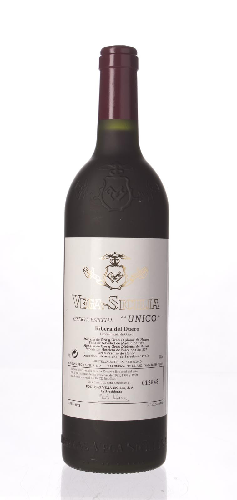 Vega Sicilia Unico Reserva Especial 1990 (68/70)